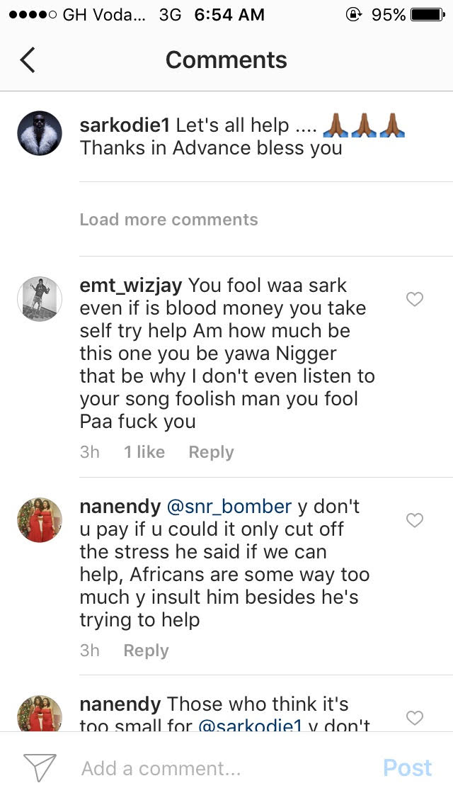 Sarkodie Addresses Followers After Being Criticized For an Appeal