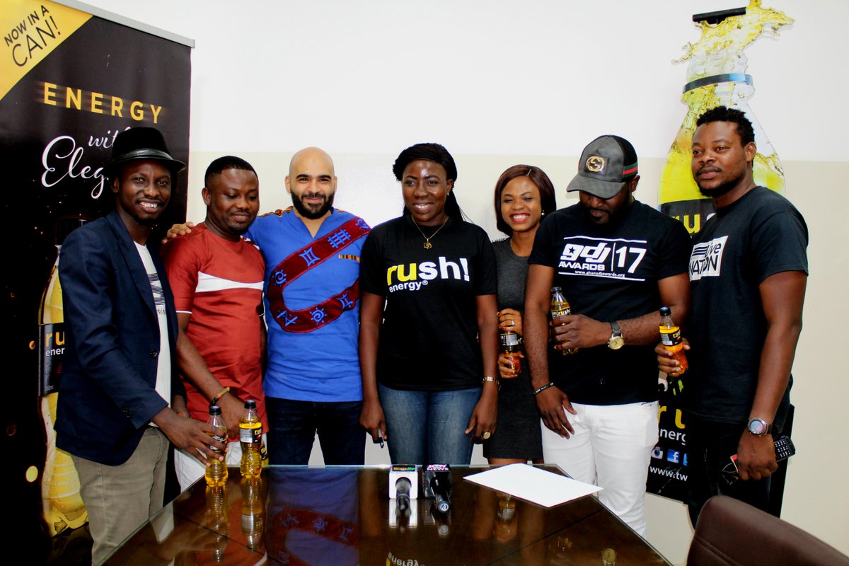 Rush Energy Secures Title Sponsorship of 2017 Ghana DJ Awards