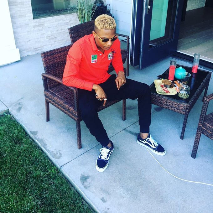 Wizkid Goes Blonde