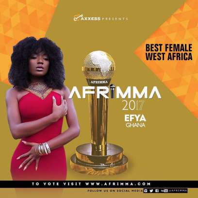 Shatta Wale, Stonebwoy, Medikal, Efya & others nominated for AFRIMMA 2017 efya