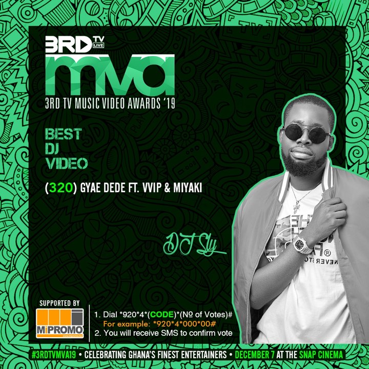 DJ Sly grabs Best DJ Video nomination ahead of 2019 3rd TV Music Video Awards