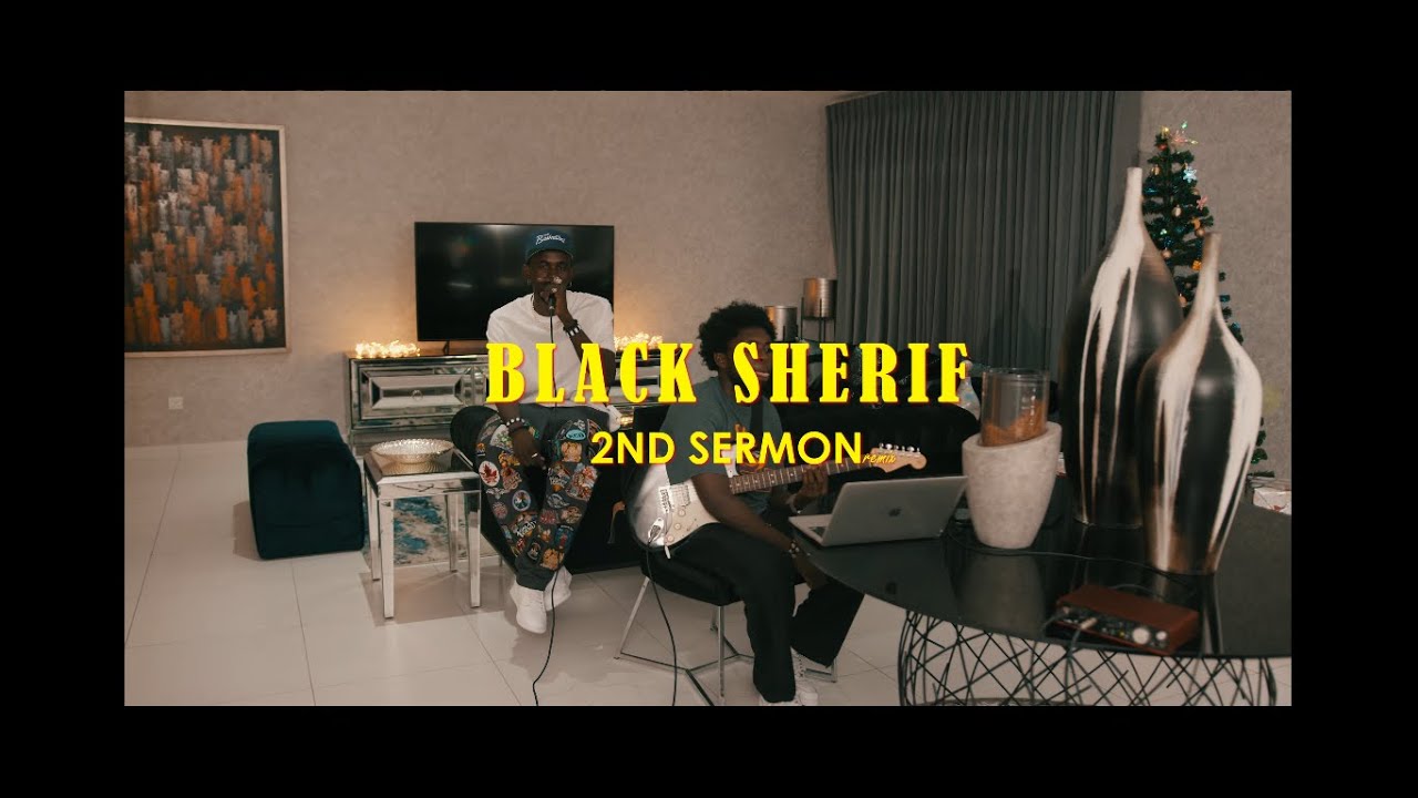 VIDEO: Black Sherif - Second Sermon Remix (feat. Burna Boy) [Acoustic Performance]