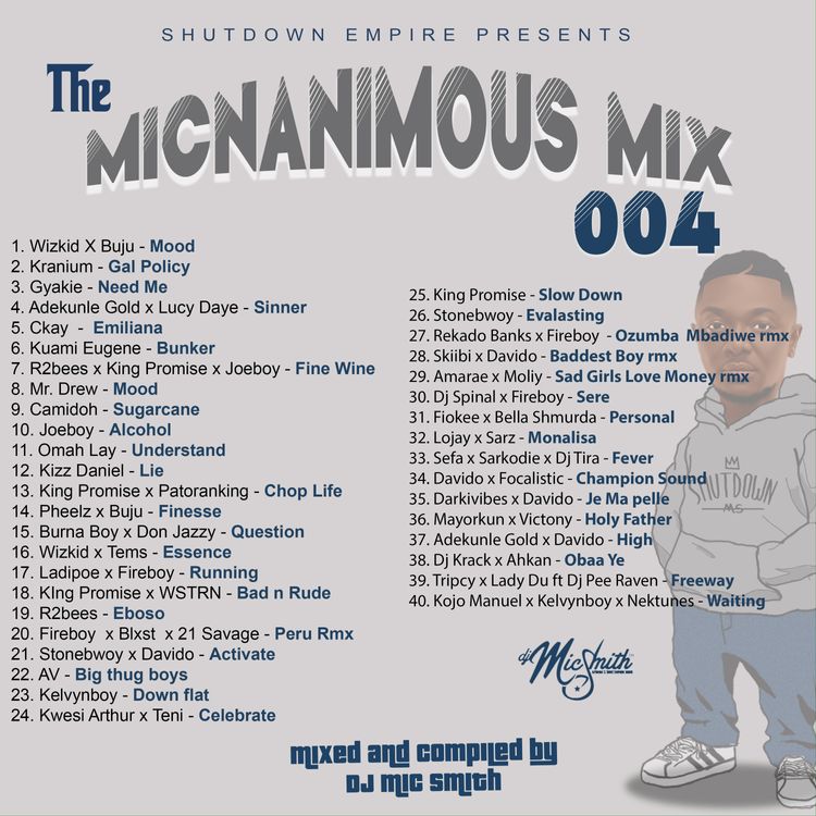 DJ Mic Smith - The Micnanimous Mix 004 (2022)
