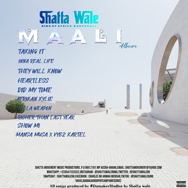 Shatta Wale – M.A.A.L.I (ALBUM) #MaaliAlbum