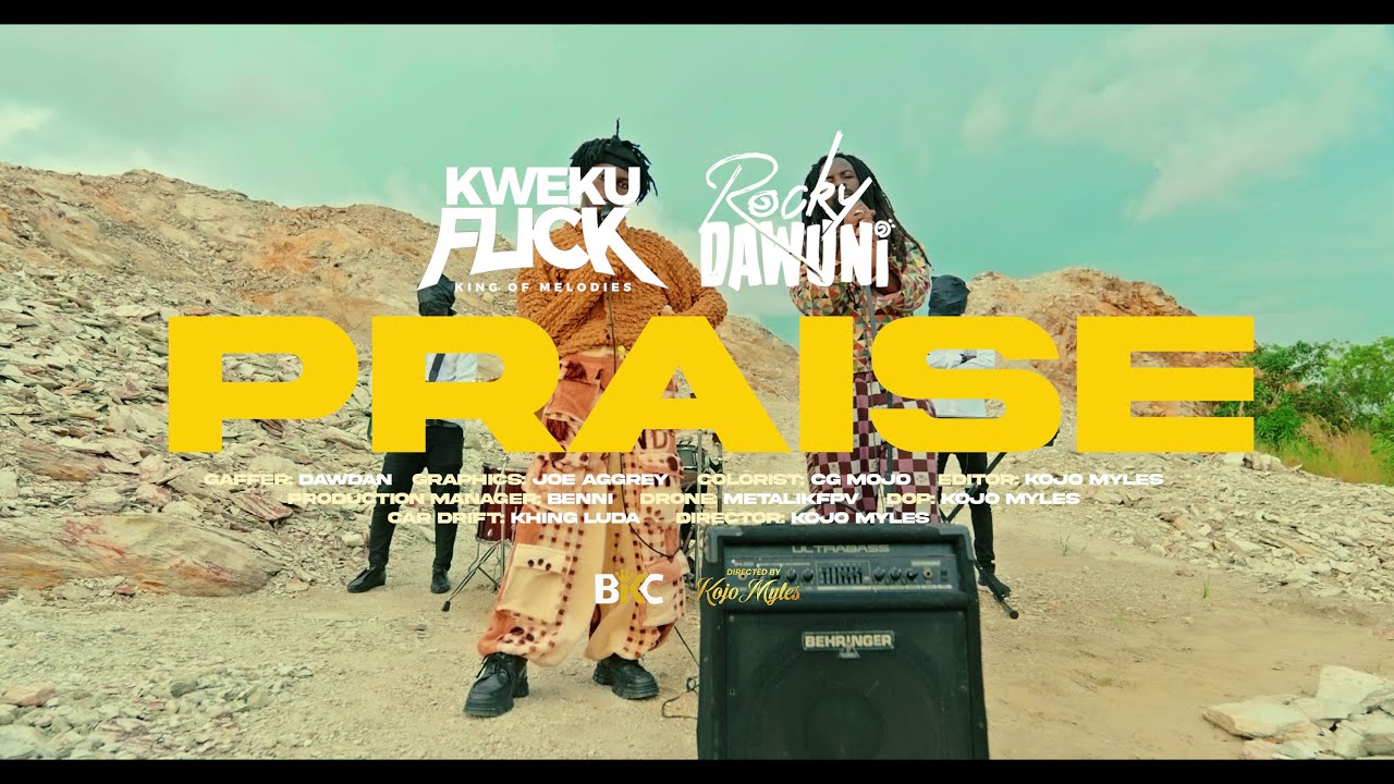 Kweku Flick – Praise (ft. Rocky Dawuni) (Official Video)