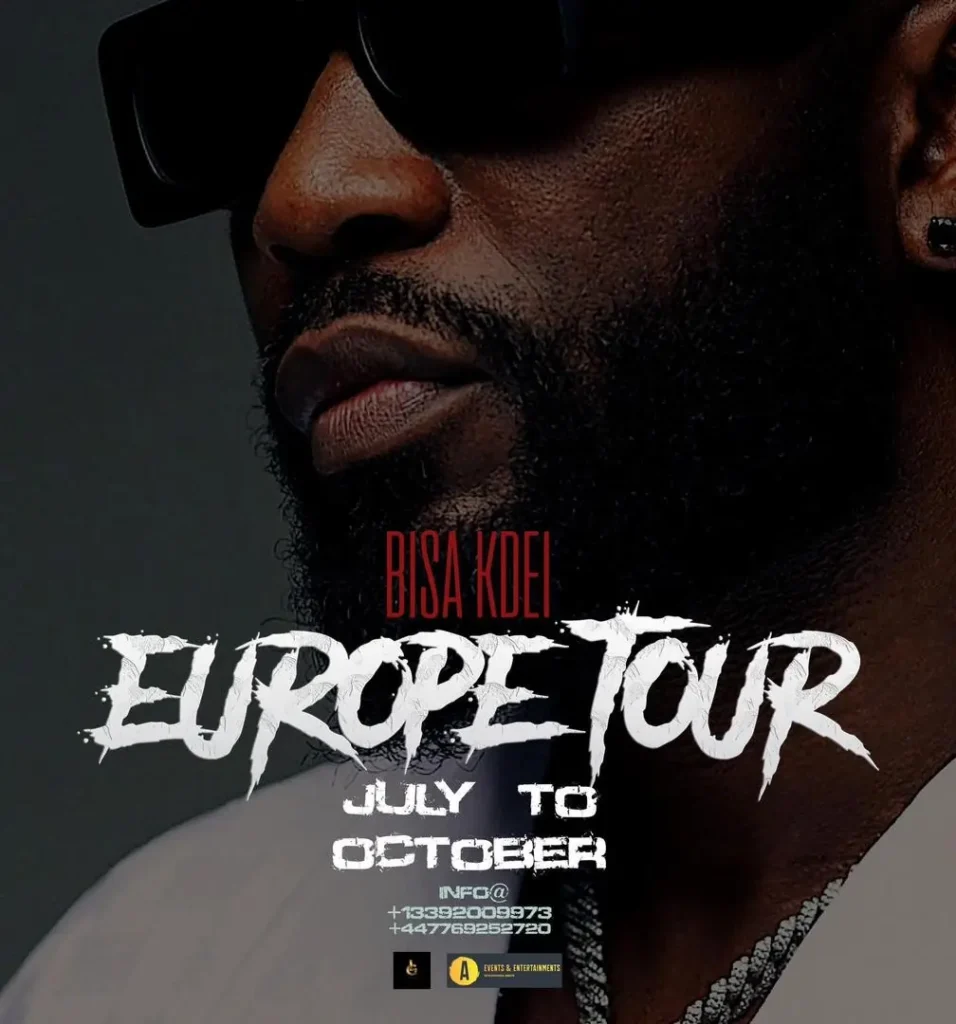 Bisa Kdei Announces 2025 Europe Tour: Highlife Music Across Italy, France, Germany & More